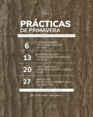 Encuentro estacional - Primavera - Elemento madera
